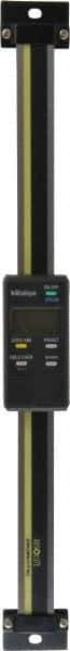 Mitutoyo - 0 to 8 Inch, 0.01mm Resolution Vertical Electronic Linear Scale - 0.001 Inch Accuracy, Data Output, SR44 Battery - Eagle Tool & Supply