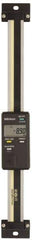 Mitutoyo - 0 to 4 Inch, 0.01mm Resolution Vertical Electronic Linear Scale - 0.001 Inch Accuracy, Data Output, SR44 Battery - Eagle Tool & Supply