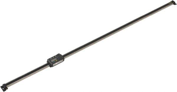 Mitutoyo - 0 to 40 Inch, 0.01mm Resolution Horizontal Electronic Linear Scale - 0.0025 Inch Accuracy, Data Output, SR44 Battery - Eagle Tool & Supply