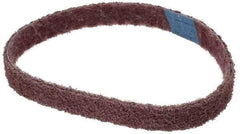 Brite Star - 3/4" Wide x 18" OAL, Aluminum Oxide Abrasive Belt - Aluminum Oxide, Medium, Nonwoven, Series SC-BS - Eagle Tool & Supply