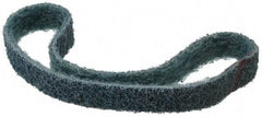 Brite Star - 3/4" Wide x 18" OAL, Aluminum Oxide Abrasive Belt - Aluminum Oxide, Very Fine, Nonwoven, Series SC-BS - Eagle Tool & Supply