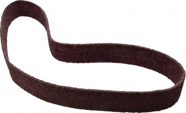 Brite Star - 2" Wide x 48" OAL, Aluminum Oxide Abrasive Belt - Aluminum Oxide, Medium, Nonwoven, Series SC-BS - Eagle Tool & Supply