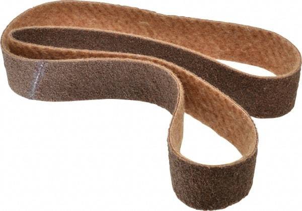 Brite Star - 2" Wide x 60" OAL, Aluminum Oxide Abrasive Belt - Aluminum Oxide, Coarse, Nonwoven, Series SC-BS - Eagle Tool & Supply