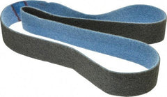 Brite Star - 2" Wide x 60" OAL, Aluminum Oxide Abrasive Belt - Aluminum Oxide, Very Fine, Nonwoven, Series SC-LS - Eagle Tool & Supply