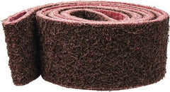 Brite Star - 2" Wide x 72" OAL, Aluminum Oxide Abrasive Belt - Aluminum Oxide, Medium, Nonwoven, Series SC-LS - Eagle Tool & Supply