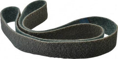 Brite Star - 2" Wide x 72" OAL, Aluminum Oxide Abrasive Belt - Aluminum Oxide, Very Fine, Nonwoven, Series SC-BS - Eagle Tool & Supply