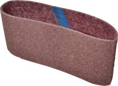 Brite Star - 4" Wide x 24" OAL, Aluminum Oxide Abrasive Belt - Aluminum Oxide, Medium, Nonwoven, Series SC-BS - Eagle Tool & Supply