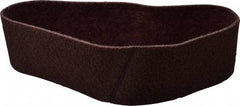 Brite Star - 4" Wide x 36" OAL, Aluminum Oxide Abrasive Belt - Aluminum Oxide, Medium, Nonwoven, Series SC-BS - Eagle Tool & Supply