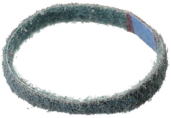 Brite Star - 1/2" Wide x 12" OAL, Aluminum Oxide Abrasive Belt - Aluminum Oxide, Very Fine, Nonwoven, Series SC-BS - Eagle Tool & Supply