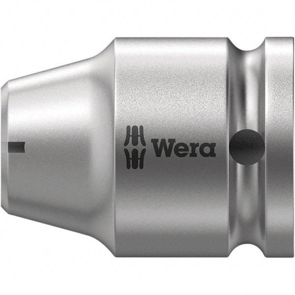 Wera - Socket Adapters & Universal Joints Type: Square-Drive to Hex Bit Adapter Female Size: 1/2 Socket Drive to 5/16 Hex - Eagle Tool & Supply