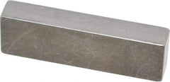 Mitutoyo - 0.2" Rectangular Steel Gage Block - Accuracy Grade AS-1, Includes Certificate of Inspection - Eagle Tool & Supply