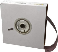 Tru-Maxx - 2" x 50 Yd 120 Grit Aluminum Oxide Cloth Roll - Fine Grade, J Weighted Backing - Eagle Tool & Supply
