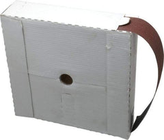 Tru-Maxx - 2" x 50 Yd 100 Grit Aluminum Oxide Cloth Roll - Fine Grade, J Weighted Backing - Eagle Tool & Supply