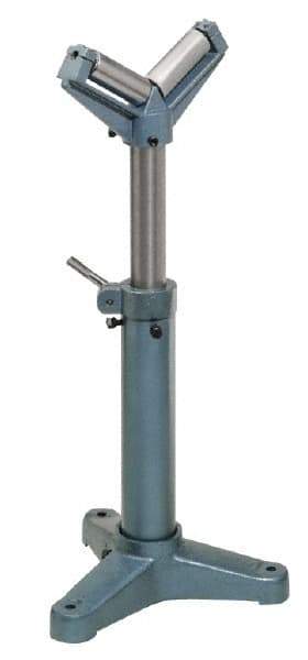 Palmgren - 38-1/2 Inch High V Roller Support Stand - 2,000 Lbs. Limit - Eagle Tool & Supply