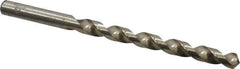 Interstate - Letter G 140° High Speed Steel Jobber Drill - Bright Finish, Right Hand Cut, Spiral Flute, Straight Shank, 4-1/8" OAL, Standard Point - Eagle Tool & Supply