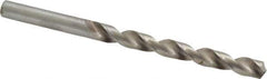 Interstate - Letter I 140° High Speed Steel Jobber Drill - Bright Finish, Right Hand Cut, Spiral Flute, Straight Shank, 4-1/8" OAL, Standard Point - Eagle Tool & Supply