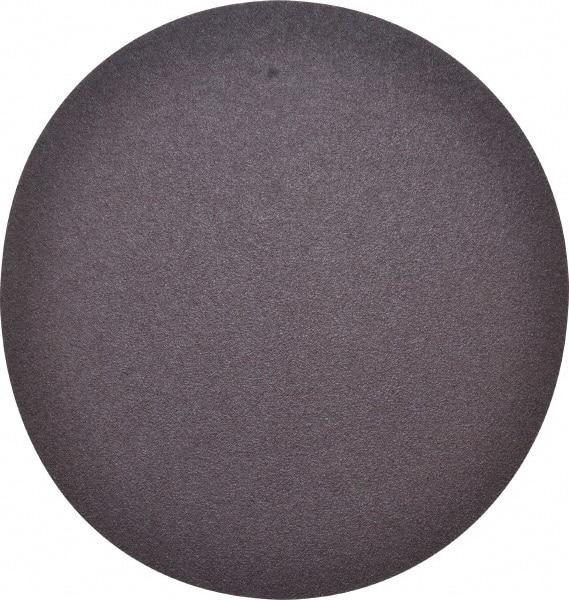 Norton - 15" Diam, 36 Grit Aluminum Oxide Adhesive PSA Disc - Very Coarse, Brown, X Weighted Cloth Backing, Flexible - Eagle Tool & Supply