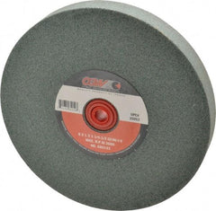 Camel Grinding Wheels - 80 Grit Silicon Carbide Bench & Pedestal Grinding Wheel - 8" Diam x 1" Hole x 1" Thick, 3600 Max RPM, I Hardness, Medium Grade , Vitrified Bond - Eagle Tool & Supply