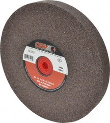 Camel Grinding Wheels - 36 Grit Aluminum Oxide Bench & Pedestal Grinding Wheel - 8" Diam x 1-1/4" Hole x 1" Thick, 3600 Max RPM, O Hardness, Very Coarse Grade , Vitrified Bond - Eagle Tool & Supply