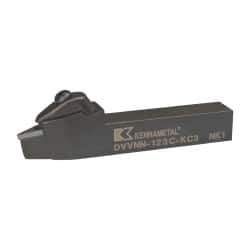 Kennametal - DVVN, Neutral Cut, 0° Lead Angle, 3/4" Shank Height x 3/4" Shank Width, Negative Rake Indexable Turning Toolholder - 5" OAL, VN..33. Insert Compatibility, Series Kenclamp - Eagle Tool & Supply