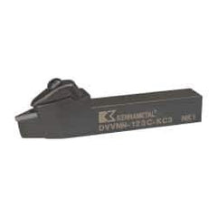 Kennametal - DVVN, Neutral Cut, 0° Lead Angle, 3/4" Shank Height x 3/4" Shank Width, Negative Rake Indexable Turning Toolholder - 5" OAL, VN..33. Insert Compatibility, Series Kenclamp - Eagle Tool & Supply