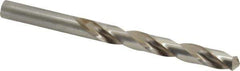 Interstate - 27/64" 118° High Speed Steel Jobber Drill - Bright Finish, Right Hand Cut, Spiral Flute, Straight Shank, 5-3/8" OAL, Standard Point - Eagle Tool & Supply