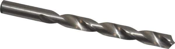 Interstate - 7/16" 118° High Speed Steel Jobber Drill - Bright Finish, Right Hand Cut, Spiral Flute, Straight Shank, 5-1/2" OAL, Standard Point - Eagle Tool & Supply