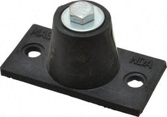 Mason Ind. - 5/16-18 Bolt Thread, 3-3/16" Long x 1-5/8" Wide x 1-1/2" High Stud Mount Leveling Pad & Mount - 45 Max Lb Capacity, 1-1/4" Base Diam - Eagle Tool & Supply