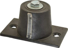 Mason Ind. - 1/2-13 Bolt Thread, 5-1/2" Long x 3-5/16" Wide x 2-3/4" High Stud Mount Leveling Pad & Mount - 750 Max Lb Capacity, 2-9/16" Base Diam - Eagle Tool & Supply