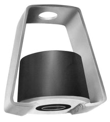 Mason Ind. - 2,100 to 4,200 Lb Capacity, 0.2 to 0.4" Deflection, HDDS, Vibration Control Hanger - 4" Long x 4-3/4" Wide x 6-1/4" High x 4" Deep, 7/8" Max Rod Diam, 3-1/4" Lower Rod Penetration, Blue - Eagle Tool & Supply