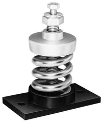 Mason Ind. - 3/8-16 Bolt Thread, 3-5/8" Long x 2-1/4" Wide x 4-1/4" High Stud Mount Leveling Pad & Mount - 400 Max Lb Capacity - Eagle Tool & Supply