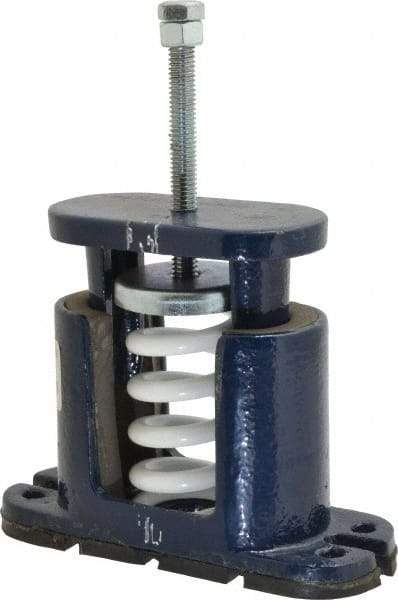 Mason Ind. - 3/8 x 4 Bolt Thread, 4" Long x 2-1/8" Wide x 4-1/2" High Stud Mount Leveling Pad & Mount - 625 Max Lb Capacity - Eagle Tool & Supply