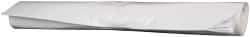 Wearwell - 45" Long x 24" Wide x 1/8" Thick, Dry Environment, Smooth Pattern Clean Room Matting - Tacky Sheets, White, 30 Layers per Mat, Series 095 - Eagle Tool & Supply