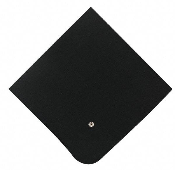 Wearwell - 5 Ft. Long x 3 Ft. Wide x 9/16 Inch Thick, Rubber Smooth Surface Pattern, Electrically Conductive Antistatic Matting - 1 x 104 Ohm Surface to Surface, 8 x 105 Ohm Surface to Ground Resistivity, Black - Eagle Tool & Supply