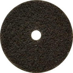 3M - 1-1/2" Diam, 1/8" Face Width, 3/16" Center Hole, Medium Grade, Aluminum Oxide Deburring Wheel - Unitized, Hard Density 6 Grade, 30,100 RPM - Eagle Tool & Supply