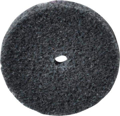 3M - 1-1/2" Diam, 1/4" Face Width, 3/16" Center Hole, Fine Grade, Silicon Carbide Deburring Wheel - Unitized, Soft Density 2 Grade, 20,100 RPM - Eagle Tool & Supply
