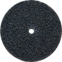 3M - 2" Diam, 1/4" Face Width, 3/16" Center Hole, Fine Grade, Silicon Carbide Deburring Wheel - Unitized, Soft Density 2 Grade, 16,100 RPM - Eagle Tool & Supply