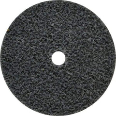 3M - 2" Diam, 1/4" Face Width, 1/4" Center Hole, Medium Grade, Aluminum Oxide Deburring Wheel - Unitized, Soft Density 2 Grade, 16,100 RPM - Eagle Tool & Supply