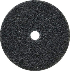 3M - 2" Diam, 1/4" Face Width, 1/4" Center Hole, Fine Grade, Silicon Carbide Deburring Wheel - Unitized, Soft Density 2 Grade, 16,100 RPM - Eagle Tool & Supply