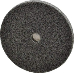 3M - 3" Diam, 1/4" Face Width, 3/8" Center Hole, Medium Grade, Aluminum Oxide Deburring Wheel - Unitized, Soft Density 2 Grade, 12,100 RPM - Eagle Tool & Supply