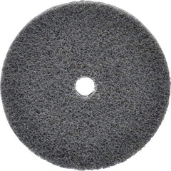 3M - 3" Diam, 1/4" Face Width, 3/8" Center Hole, Fine Grade, Silicon Carbide Deburring Wheel - Unitized, Soft Density 2 Grade, 12,100 RPM - Eagle Tool & Supply