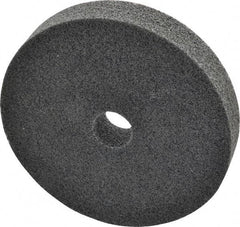 3M - 6" Diam, 1" Face Width, 1" Center Hole, Fine Grade, Silicon Carbide Deburring Wheel - Unitized, Soft Density 2 Grade, 5,000 RPM - Eagle Tool & Supply
