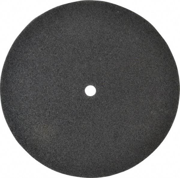 3M - 8" Diam, 1/4" Face Width, 1/2" Center Hole, Fine Grade, Silicon Carbide Deburring Wheel - Unitized, Soft Density 2 Grade, 4,000 RPM - Eagle Tool & Supply