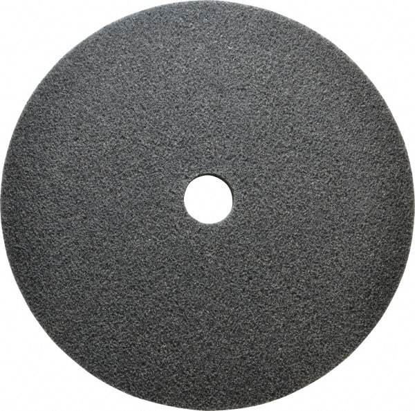 3M - 8" Diam, 1/2" Face Width, 1" Center Hole, Medium Grade, Aluminum Oxide Deburring Wheel - Unitized, Soft Density 2 Grade, 3,500 RPM - Eagle Tool & Supply