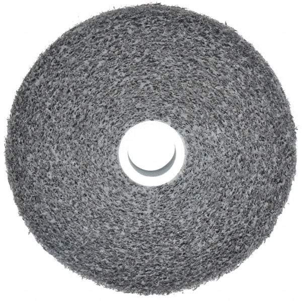 3M - 6" Diam, 1" Face Width, 1" Center Hole, Coarse Grade, Silicon Carbide Deburring Wheel - Convolute, Soft Density 2 Grade, 6,000 RPM - Eagle Tool & Supply