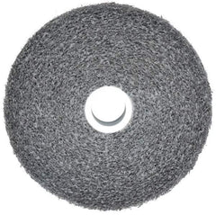 3M - 6" Diam, 1" Face Width, 1" Center Hole, Coarse Grade, Silicon Carbide Deburring Wheel - Convolute, Soft Density 2 Grade, 6,000 RPM - Eagle Tool & Supply