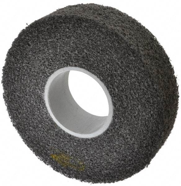 3M - 8" Diam, 2" Face Width, 3" Center Hole, Coarse Grade, Silicon Carbide Deburring Wheel - Convolute, Soft Density 2 Grade, 4,500 RPM - Eagle Tool & Supply