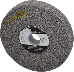 3M - 6" Diam, 1" Face Width, 1" Center Hole, Fine Grade, Silicon Carbide Deburring Wheel - Convolute, Soft Density 2 Grade, 6,000 RPM - Eagle Tool & Supply