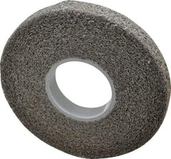 3M - 8" Diam, 1" Face Width, 3" Center Hole, Fine Grade, Silicon Carbide Deburring Wheel - Convolute, Soft Density 2 Grade, 4,500 RPM - Eagle Tool & Supply
