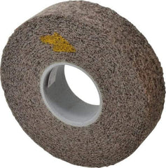 3M - 8" Diam, 2" Face Width, 3" Center Hole, Coarse Grade, Aluminum Oxide Deburring Wheel - Convolute, Hard Density 7 Grade, 4,500 RPM - Eagle Tool & Supply